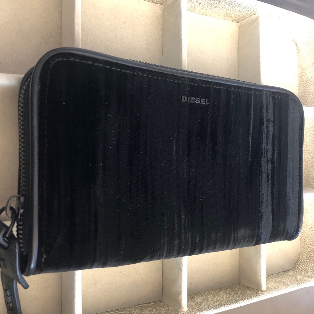Black velvet Diesel wallet